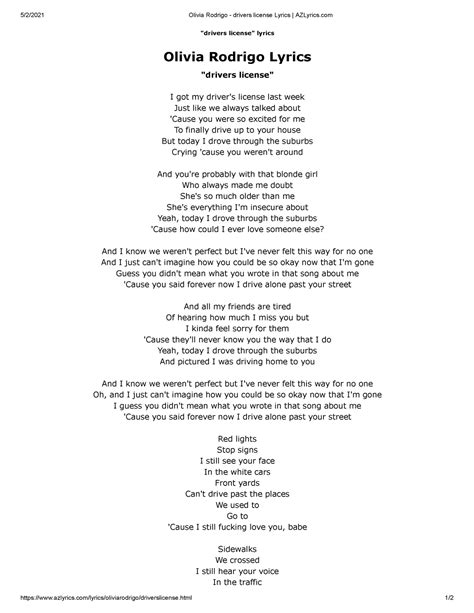 Lyrics 